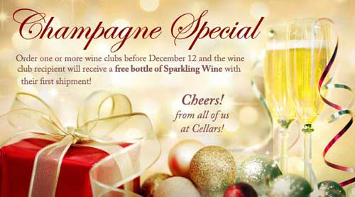 Free Sparkling Wine From Cellars