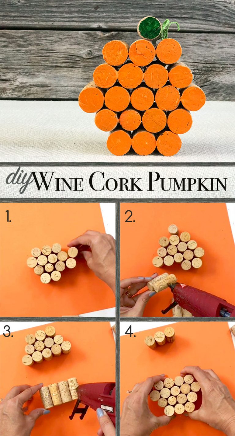 DIY Wine Cork Pumpkin Wine Club Group