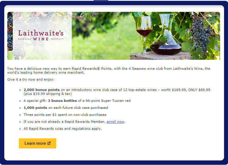 Southwest’s Laithwaite’s Wine Club Deal Review