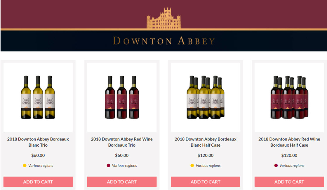 Buy Downton Abbey Wine Online