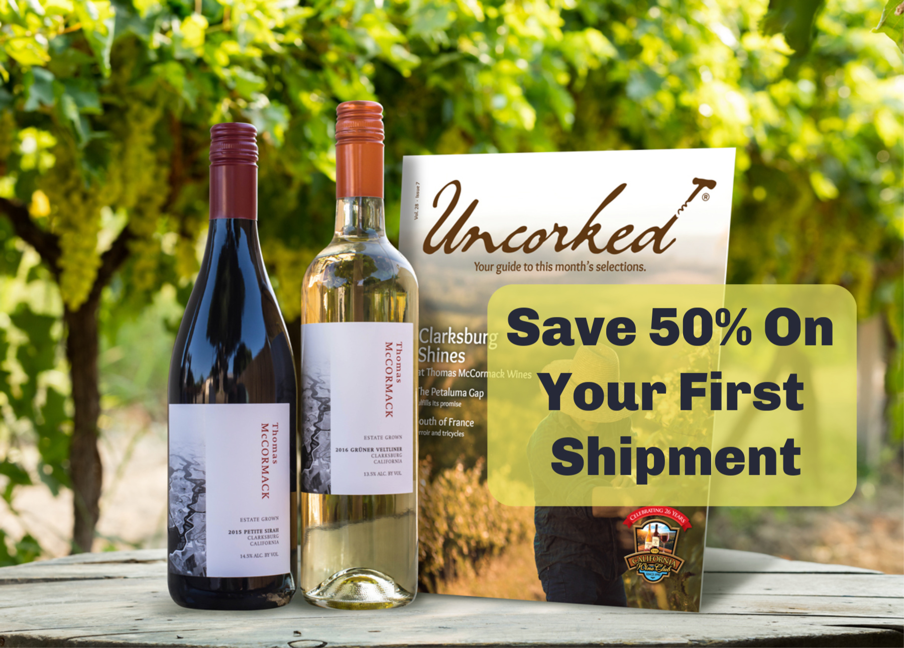 Wine Shipped for Only $1 (Limited Time Special!)