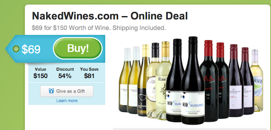 NakedWines Groupon Deal April 2013 550w