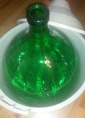 WCG Glass Carboy from Garage Sale