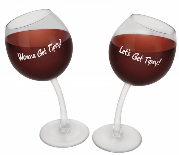 WCG Tipsy Wine Glasses from Amazon 600w