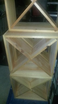 WCG Wood Wine Racks from Garage Sale