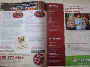 California Wine Club Newsletter