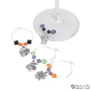 Halloween Wine Glass Charms