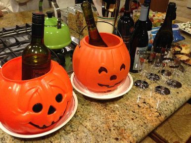 Pumpkin Wine Buckets
