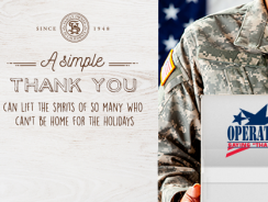 You can donate $5 for the Troops, without spending a penny