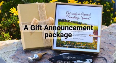 Special Wine Club Gift Announcement for Mom