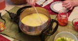 White Wine Fondue for National Cheese Fondue Day