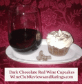 Dark Chocolate Red Wine Cupcakes