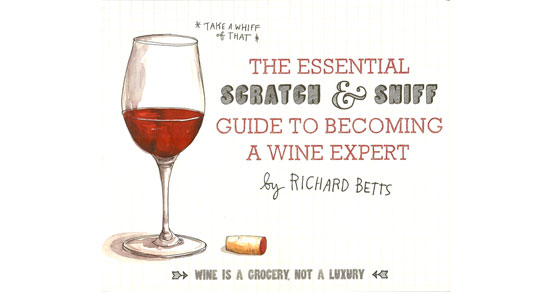 Wine Scratch and Sniff Book